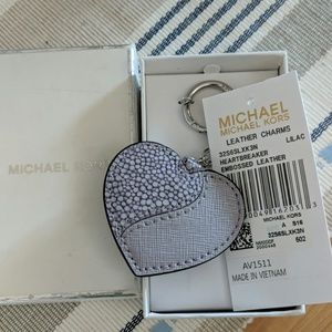 Michael Kors leather charm